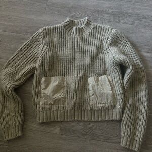 Zara knit sweater with pockets